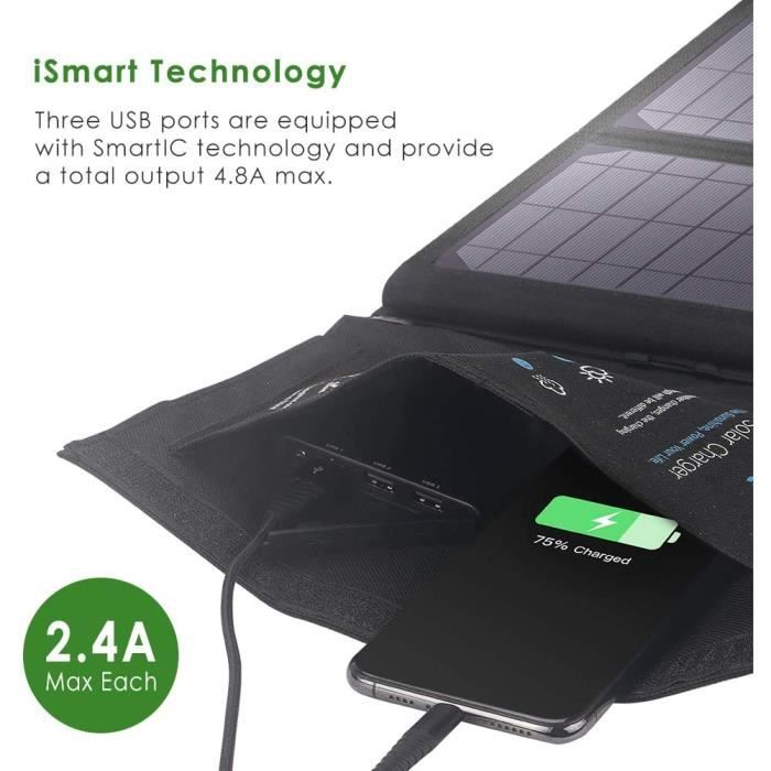 chargeur-solaire-bigblue-28w-2 bigblue 28w chargeur panneau solaire
