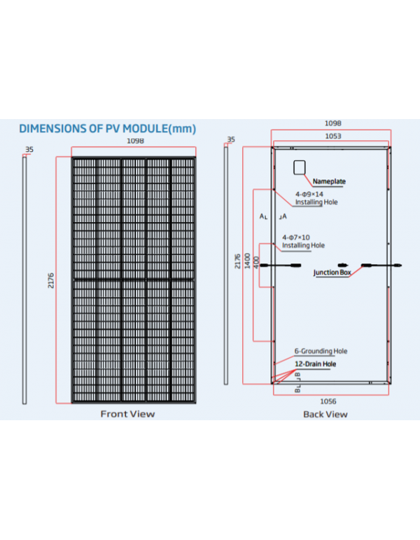 dimensions-panneaux-solaires-1 Dimension d'un panneau solaire photovoltaïque : tout ce qu'il faut savoir