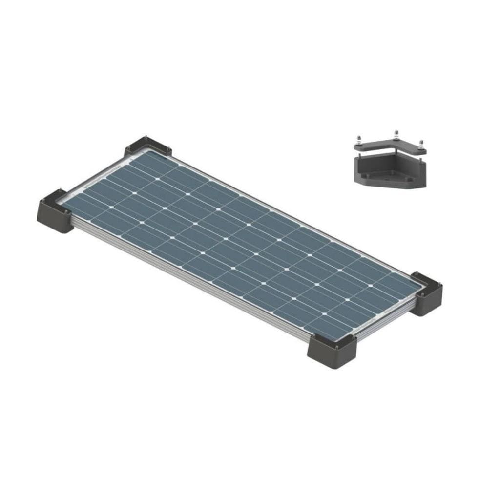 fixation-panneau-solaire-camping kit fixation panneau solaire camping car
