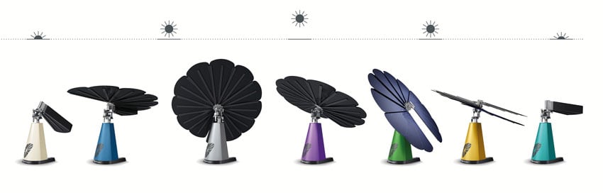 fleur-solaire fleur panneau solaire