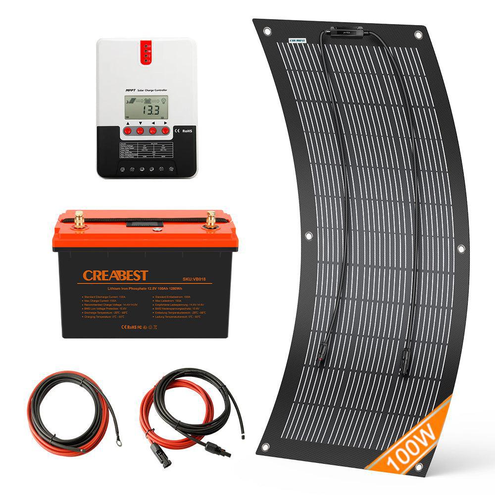 kit-solaire-100w-batterie-1 kit panneau solaire 100w avec batterie