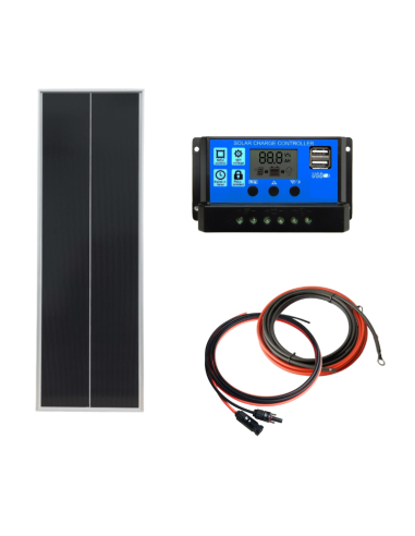 kit-solaire-100w-batterie kit panneau solaire 100w avec batterie
