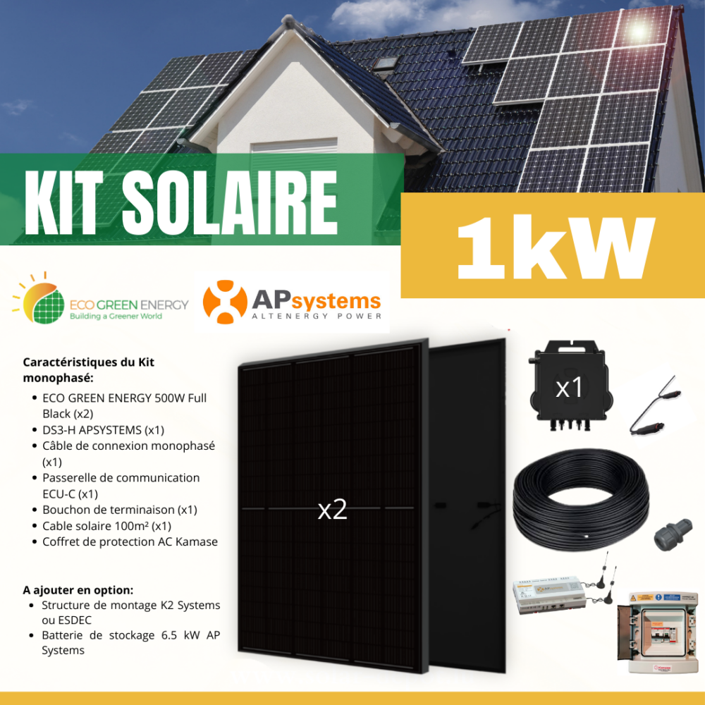 kit-solaire-500w kit panneau solaire 500w
