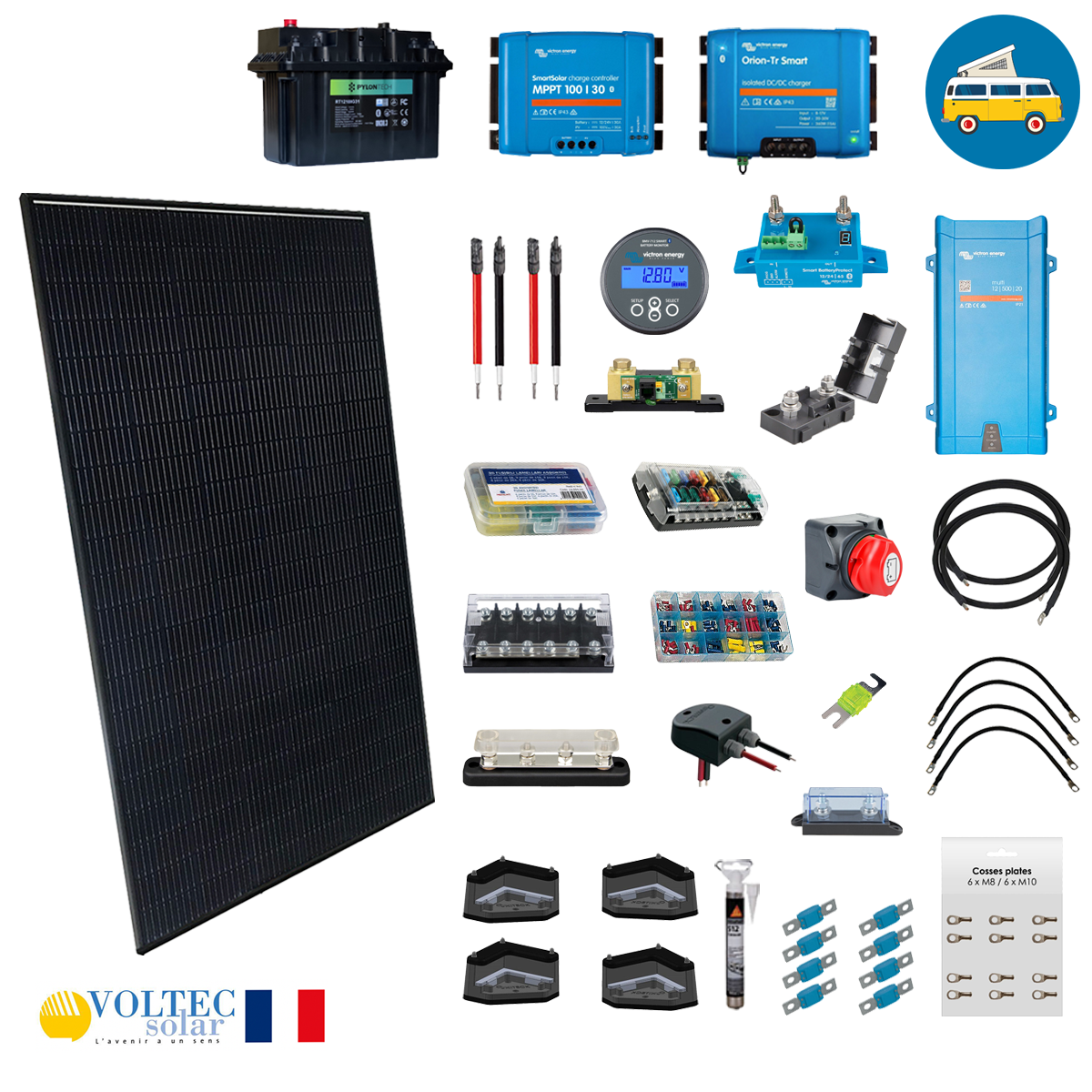 kit-solaire-camping-car-1 kit panneau solaire souple camping car