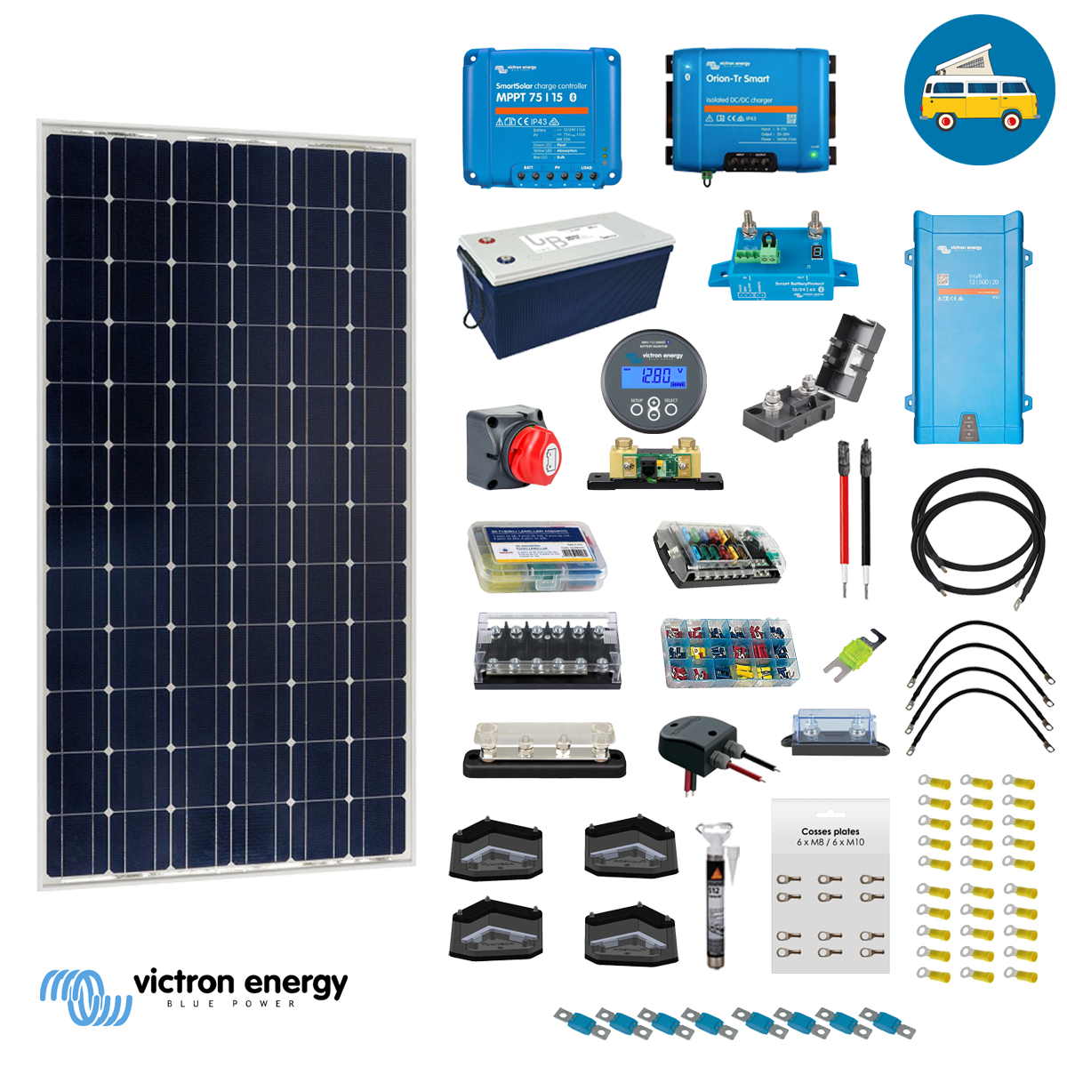 kit-solaire-camping-car kit panneau solaire souple camping car