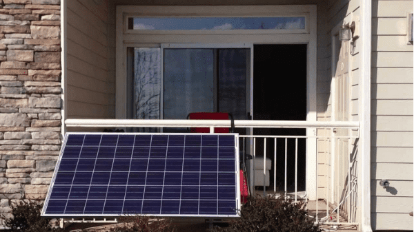 panneau-balcon panneau solaire pour balcon