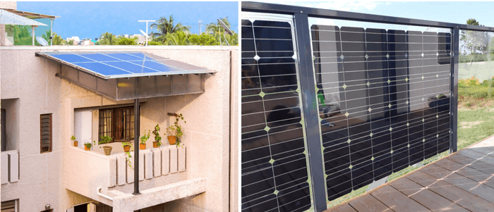 panneau-photovoltaique-balcon Optimisez votre espace avec un panneau photovoltaique balcon