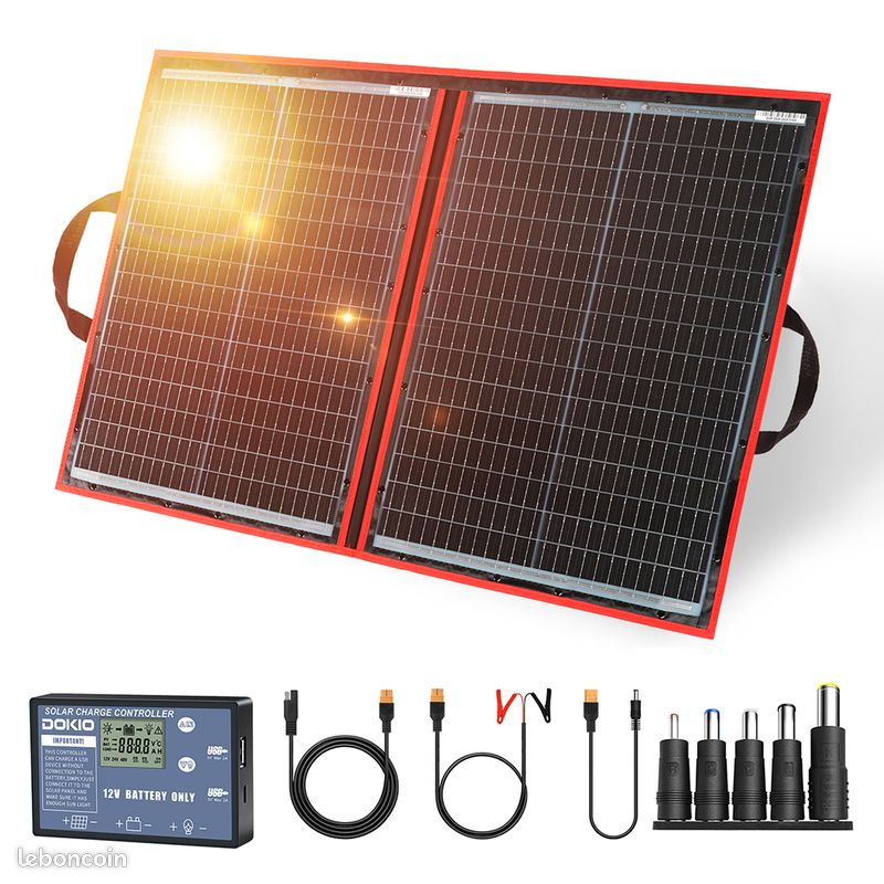 panneau-solaire-100w-pliable-1 panneau solaire pliable 100w