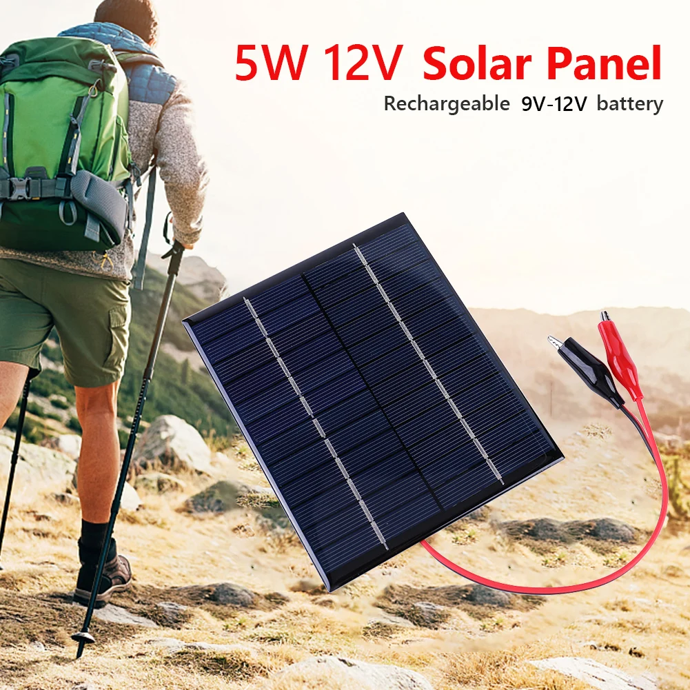 panneau-solaire-12v-5w Comprendre le fonctionnement d'un panneau solaire photovoltaïque 12v 5w