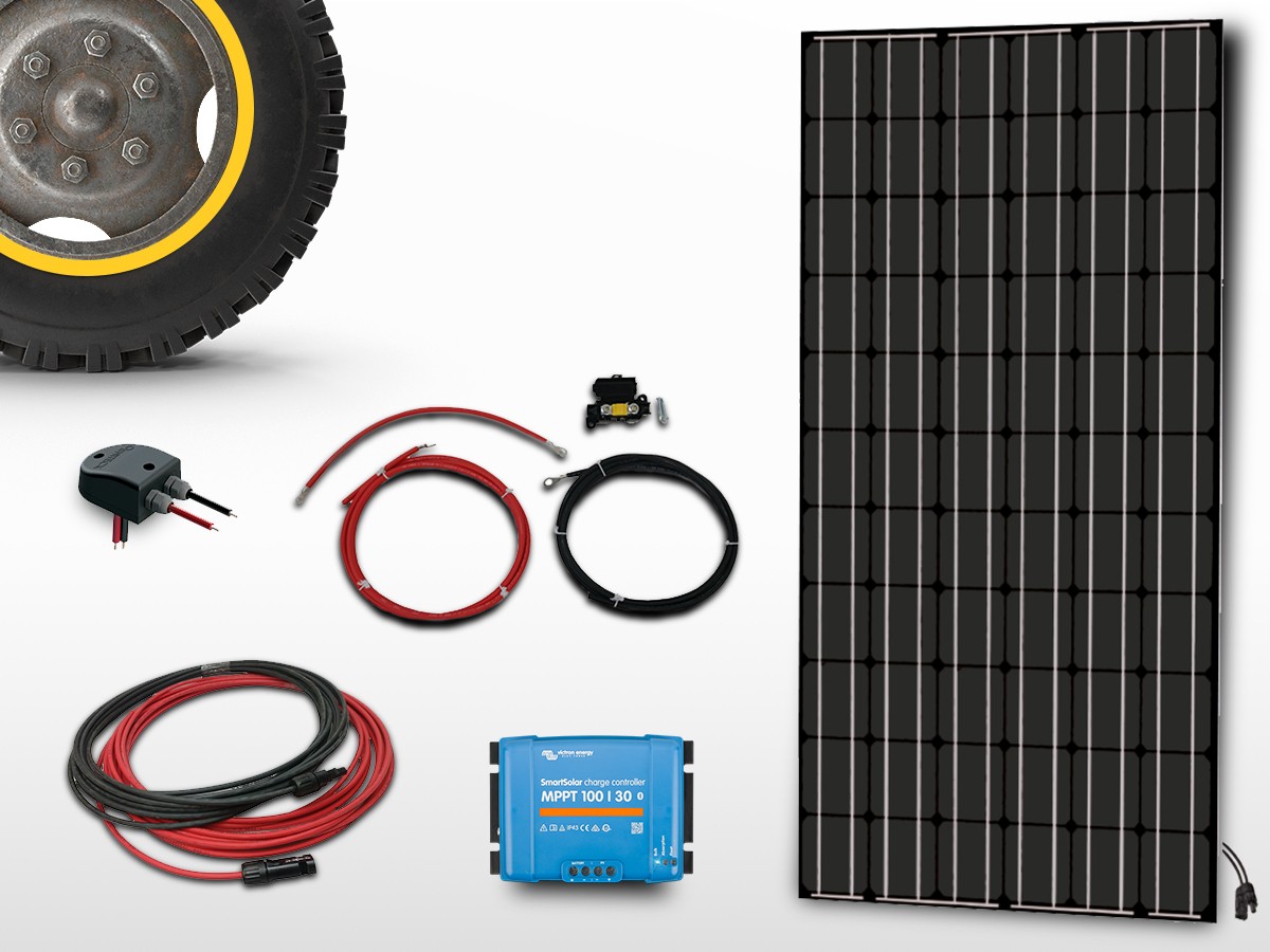 panneau-solaire-12v-camping-2 kit panneau solaire souple 12v camping car