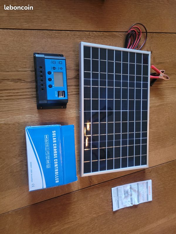 panneau-solaire-12v-camping-6 kit panneau solaire souple 12v camping car