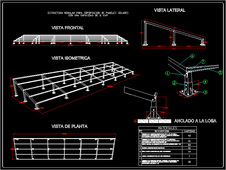 panneau-solaire-cad panneau solaire autocad