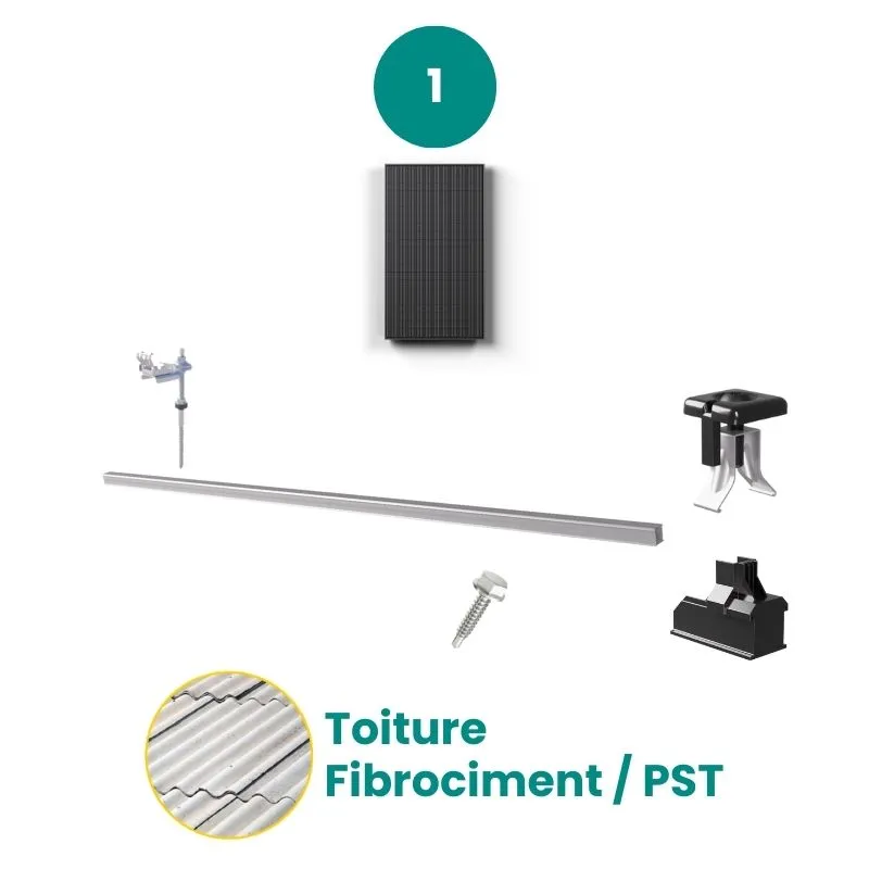 panneau-solaire-fibrociment panneau solaire sur toit fibrociment
