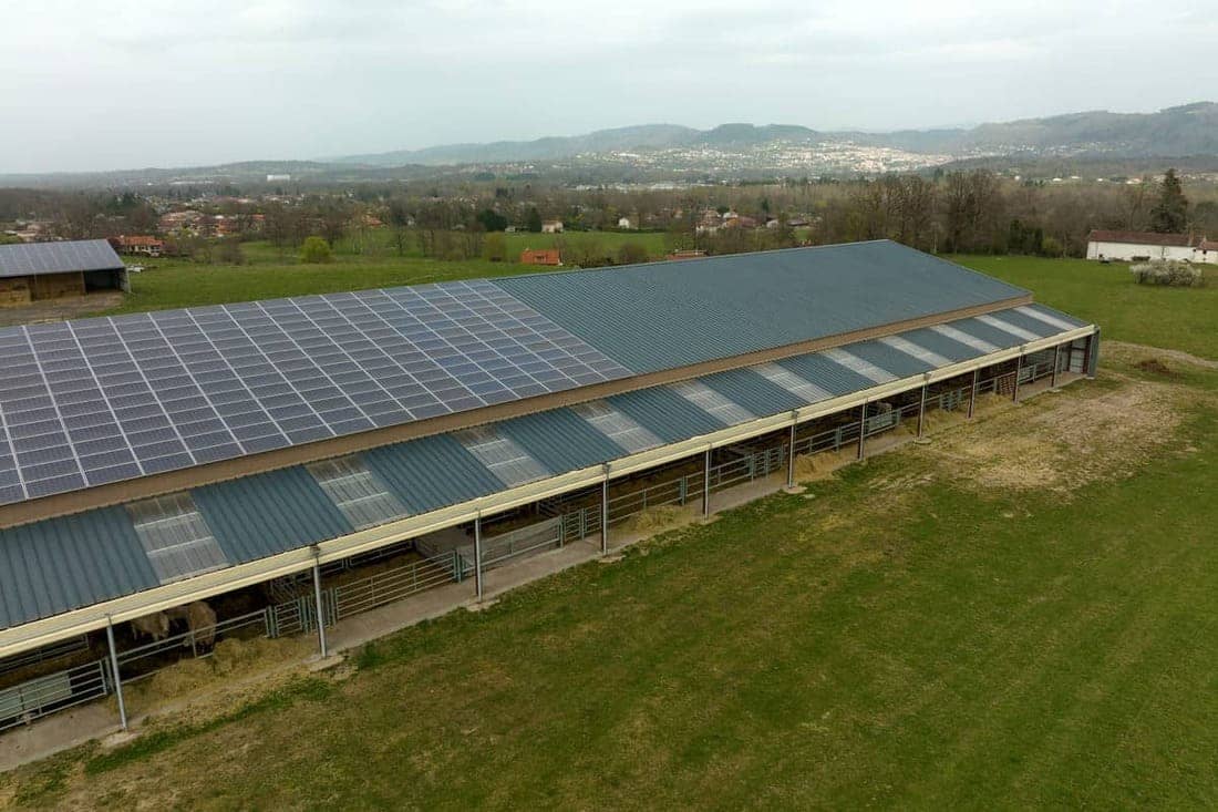 panneau-solaire-hangar panneau solaire sur hangar existant