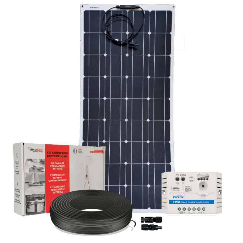 panneau-solaire-souple-150w-1 panneau solaire jardin souple 150w