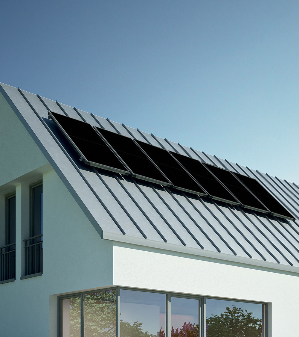 panneau-solaire-toiture-18 panneau solaire sur toiture bac acier