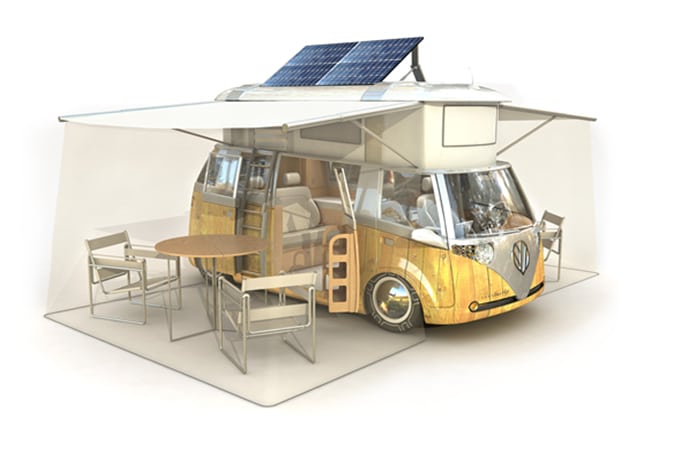 panneau-solaire-van-6 panneau solaire amovible van
