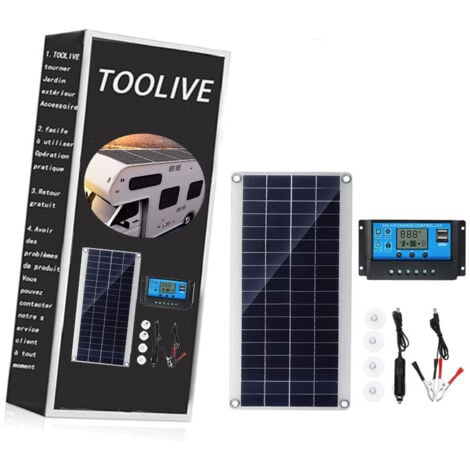 panneaux-solaire-12v-4 panneaux solaire pour batterie 12v
