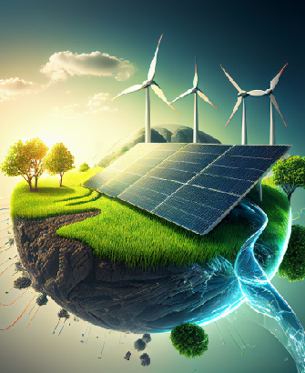 panneaux-solaires-et-transition-energetique L'importance des champs de panneaux solaires photovoltaïques dans la transition énergétique