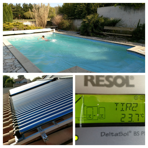 piscine-solaire panneau solaire chauffer piscine