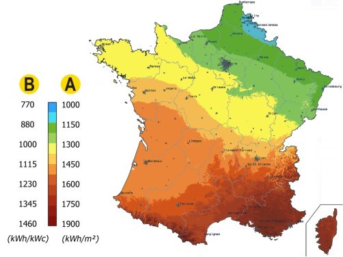 rendement-m2-panneau-solaire panneau solaire rendement m2