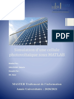 simulation-panneaux-solaires-matlab Simulation de panneaux solaires photovoltaïques avec Matlab et Simulink