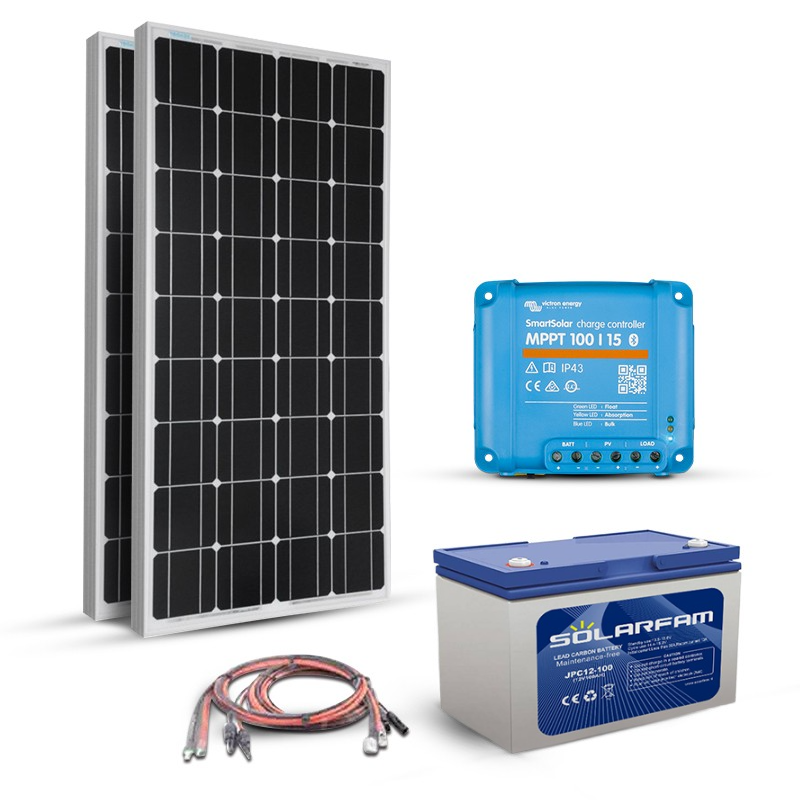 découvrez notre kit solaire victron, la solution idéale pour vos besoins énergétiques autonomes. combinez performance, fiabilité et durabilité pour alimenter vos appareils tout en préservant l’environnement. parfait pour les camping-cars, bateaux et installations hors réseau. profitez d'une énergie renouvelable de qualité maximale!