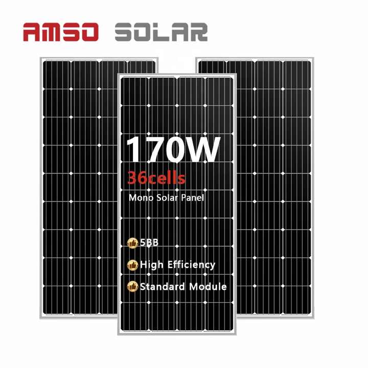 découvrez notre panneau solaire 170w 12v, idéal pour vos besoins en énergie renouvelable. compact et efficace, il vous permet de produire de l'électricité propre et durable pour vos projets domestiques ou de loisirs. profitez d'une installation simple et d'une performance optimale tout au long de l'année.