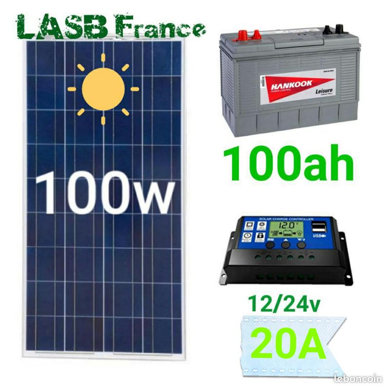 autonomie-panneau-100w autonomie panneau solaire 100w