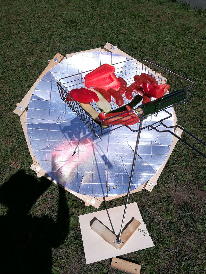 barbecue-solaire barbecue panneau solaire