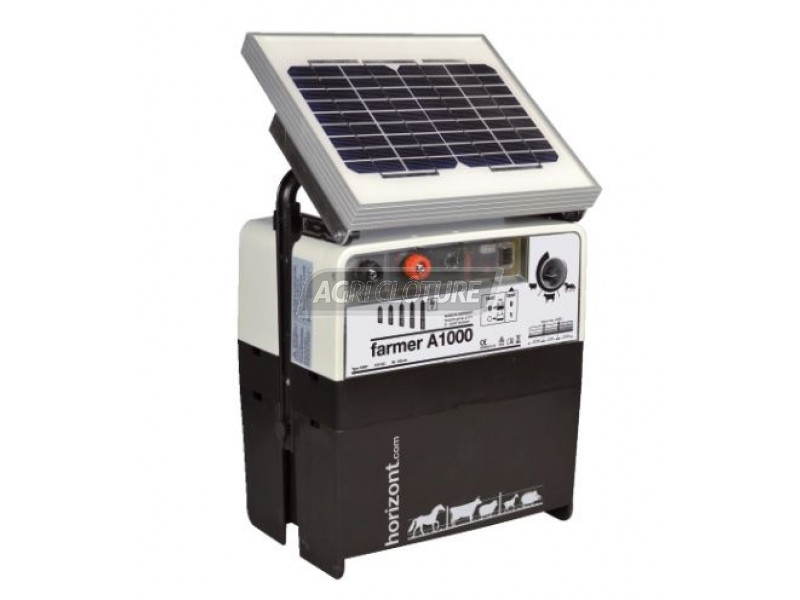 cloture-solaire-11 poste de clôture avec panneau solaire