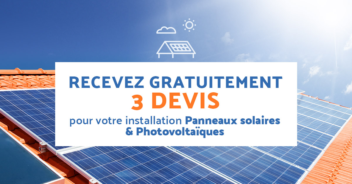 obtenez votre devis personnalisé pour l'installation de panneaux solaires. comparez les offres, économisez sur votre facture d'énergie et contribuez à la protection de l'environnement grâce à une énergie renouvelable. demandez votre estimation gratuite dès aujourd'hui !