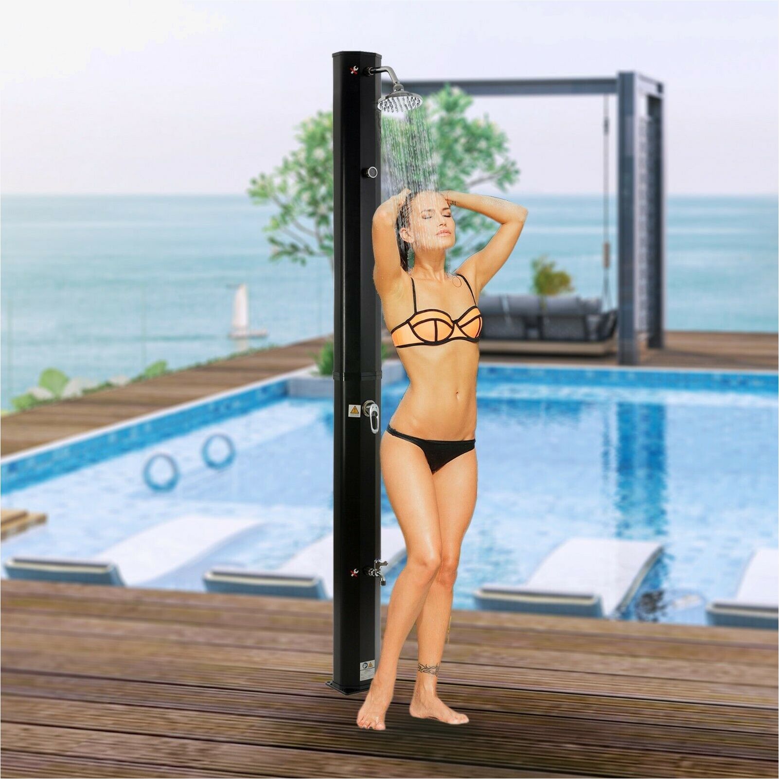 douche-solaire-5 douche panneau solaire