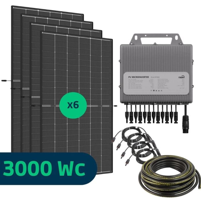 découvrez notre kit solaire 3000w, la solution idéale pour générer votre propre électricité verte. compact et puissant, ce kit vous permet d'alimenter vos appareils tout en réduisant votre impact écologique. profitez d'une énergie renouvelable et économisez sur vos factures d'électricité !