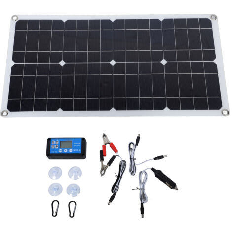 kit-solaire-100w-camping-1 kit panneau solaire camping car 100w