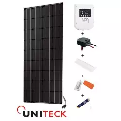 kit-solaire-100w-camping-2 kit panneau solaire camping car 100w