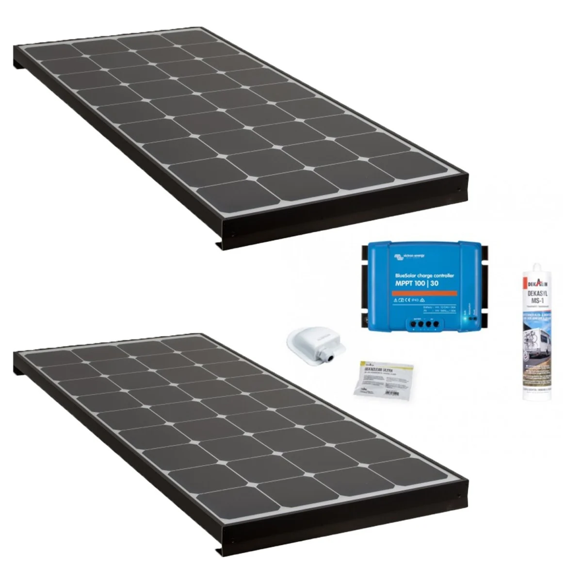 kit-solaire-150w-camping-car kit panneau solaire camping-car 150w