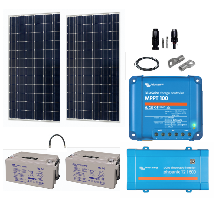 kit-solaire-complet kit panneau solaire avec batterie et convertisseur