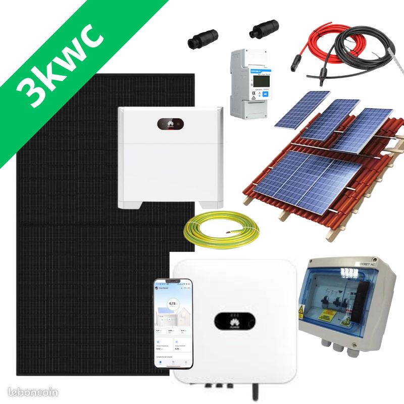 kit-solaire-huawei Découvrez le kit solaire huawei avec batterie pour une autonomie optimale