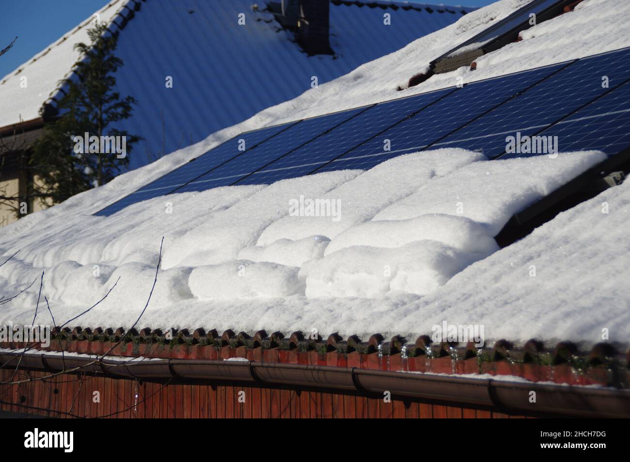 neige-panneaux-solaires-2 comment enlever la neige des panneaux solaires