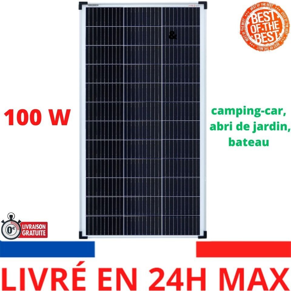 panneau-solaire-100w-42 panneau solaire camping car 100w