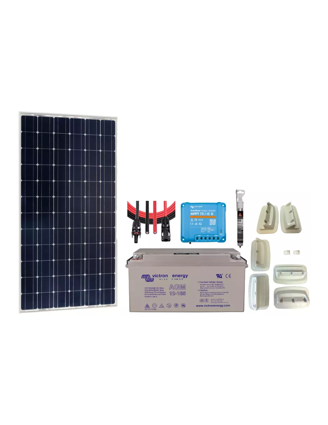 panneau-solaire-12v-100ah-camping-car quel panneau solaire pour recharger batterie 12v 100ah camping car