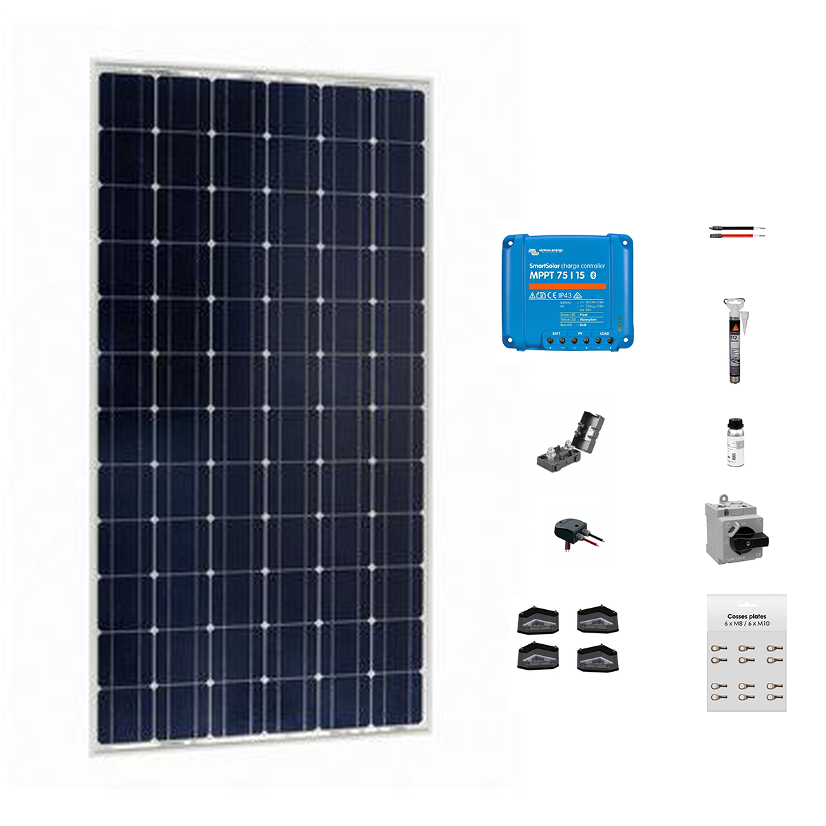 panneau-solaire-175w panneau solaire 175w-12v monocristallin - victron energy