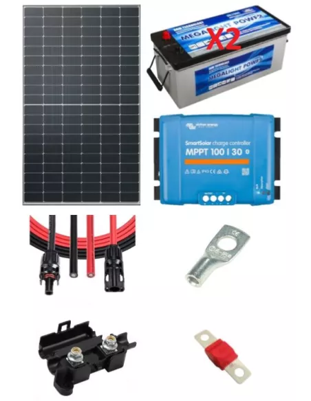 panneau-solaire-400w-12v panneau solaire 400w 12v monocristallin