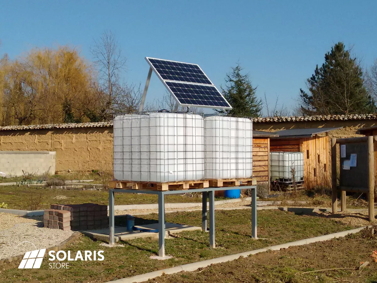 panneau-solaire-et-pompe-a-eau Optimiser l'énergie renouvelable : panneau solaire photovoltaïque couplé avec pompe à eau et turbine