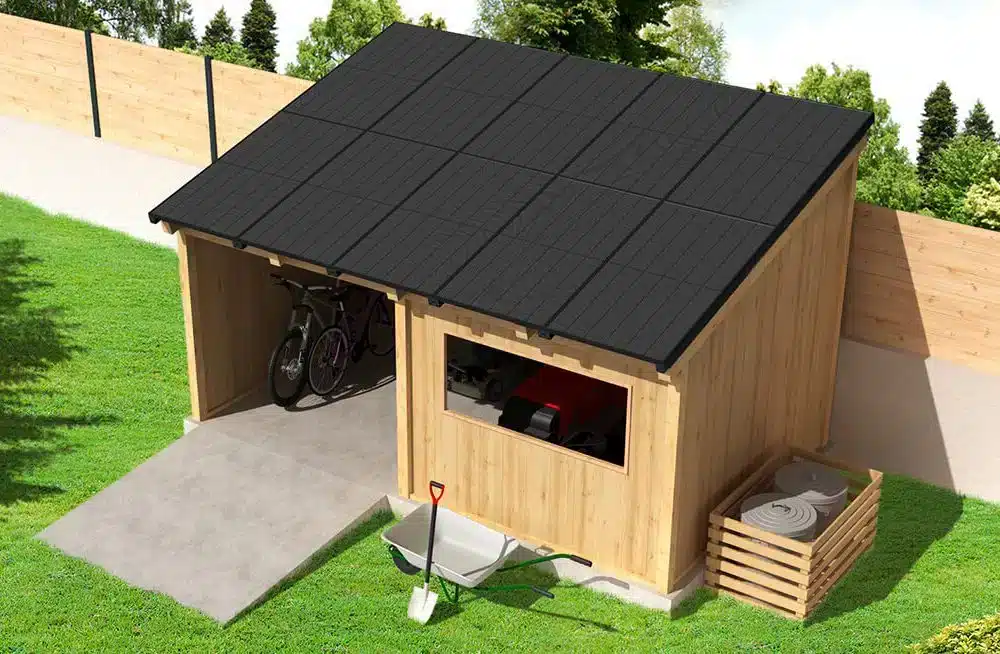 panneau-solaire-jardin-2 panneau solaire abris de jardin