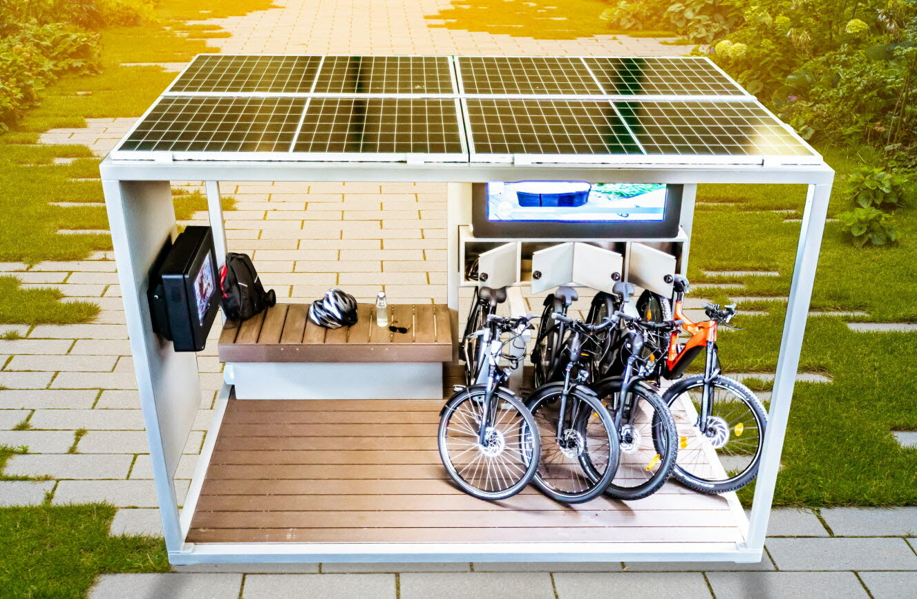 panneau-solaire-velo-electrique-2 quel panneau solaire pour recharger batterie vélo électrique