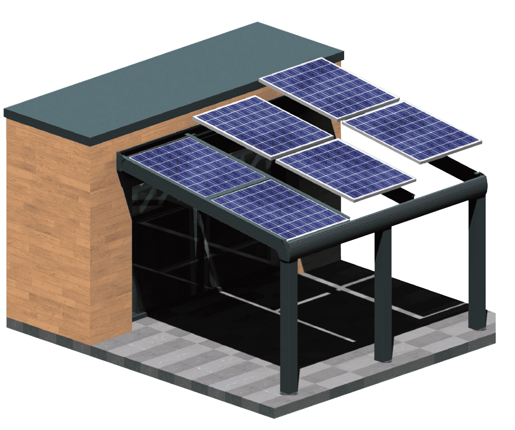 panneaux-solaires-terrasse-1 panneaux solaires sur toit terrasse
