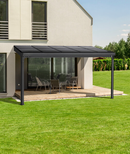 découvrez la pergola solaire, une solution élégante et écologique pour ombrager votre espace extérieur tout en produisant de l'énergie. profitez d'un confort optimal et embellissez votre jardin grâce à notre pergola innovante qui combine design moderne et fonctionnalité.