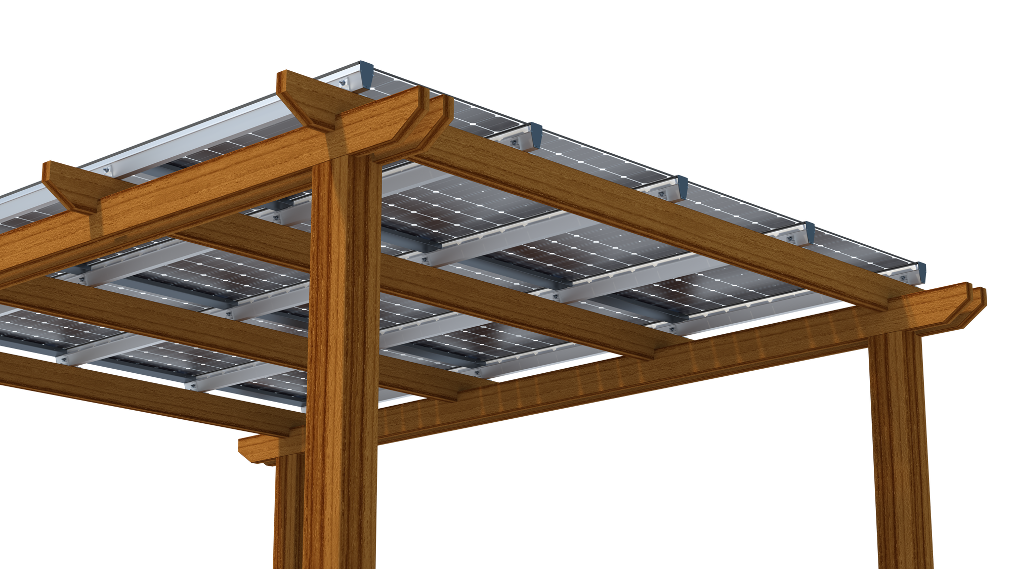 pergola-solaire-2 pergola en panneaux solaires